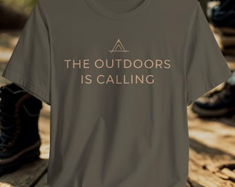 Camiseta para amantes de la naturaleza, senderismo, aventura, actividades al aire libre, camping