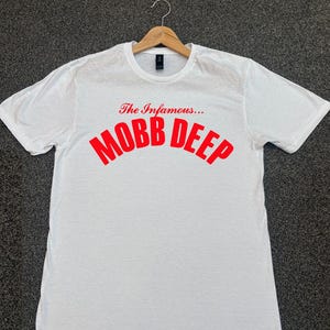 Mobb deep RED LOGO music mos def krs 1 dmc gangstarr rap hip hop wu tang pac big pun gangstarr tribe quest UNISEX T shirt