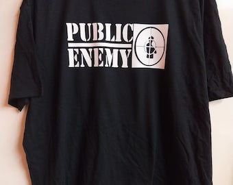 Vintage 90s Public Enemy Graphic Tee - Etsy