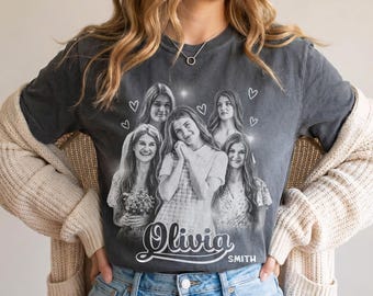 Custom Comfort Colors 90s Bootleg Photo T-Shirt