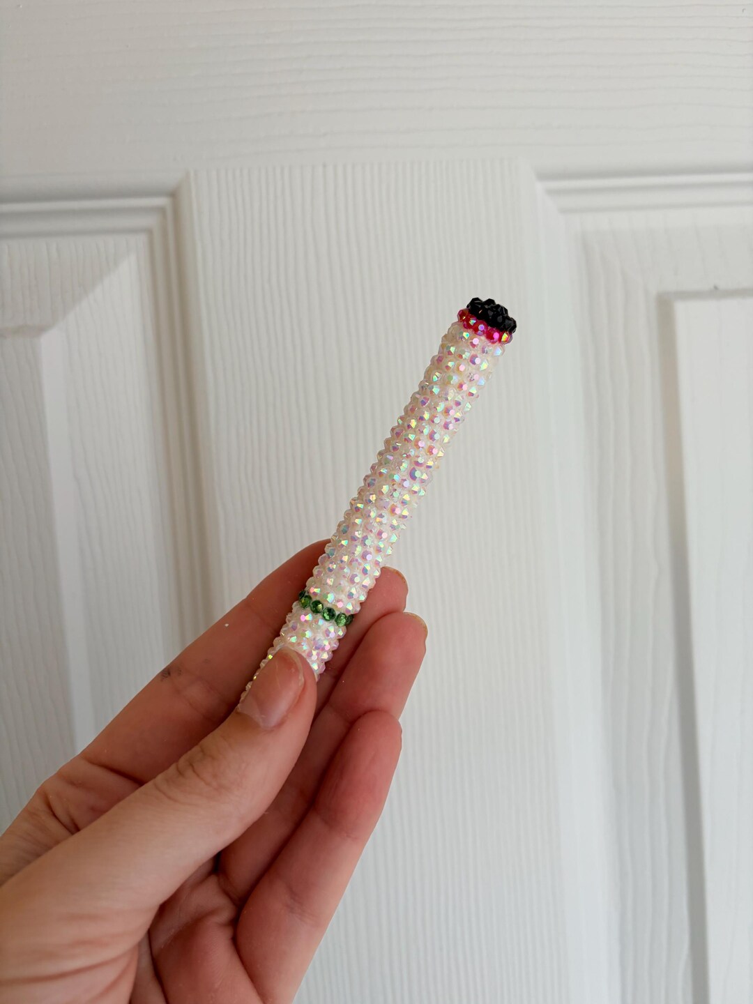 Bedazzled Cigarette Keychain| Polymer Clay Art |handmade Bag Charm - Etsy