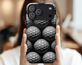 Golf Ball Muster Handyhülle | Magnetische stoßfeste Hülle, iPhone; Golf-Turnier-Swag