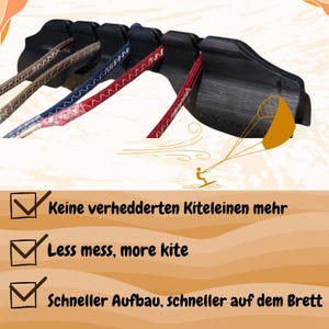 Kite-Leinensortierer - effizienter Aufbau - less mess, more kite