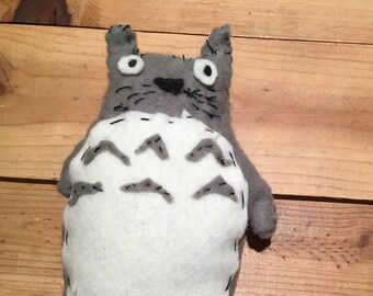 Totoro, Catnip Toy, My Neighbor Totoro, Catnip, toy, handmade, hand sewn, catnip leaves, cat toy, gift, catnip, gift for cats, cat toys,cute