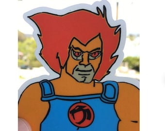 Lion O Sticker, Thundercats, Sticker, Superhero, laptop, phone, water bottle sticker, 80s cartoon, retro, eighties, rad, lion-o, 80s sticker