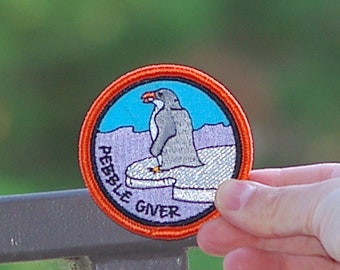 Penguin Patch, pebble giver, penguin patches, animal patch, arctic, north pole,