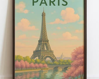 France - Paris au printemps art mural