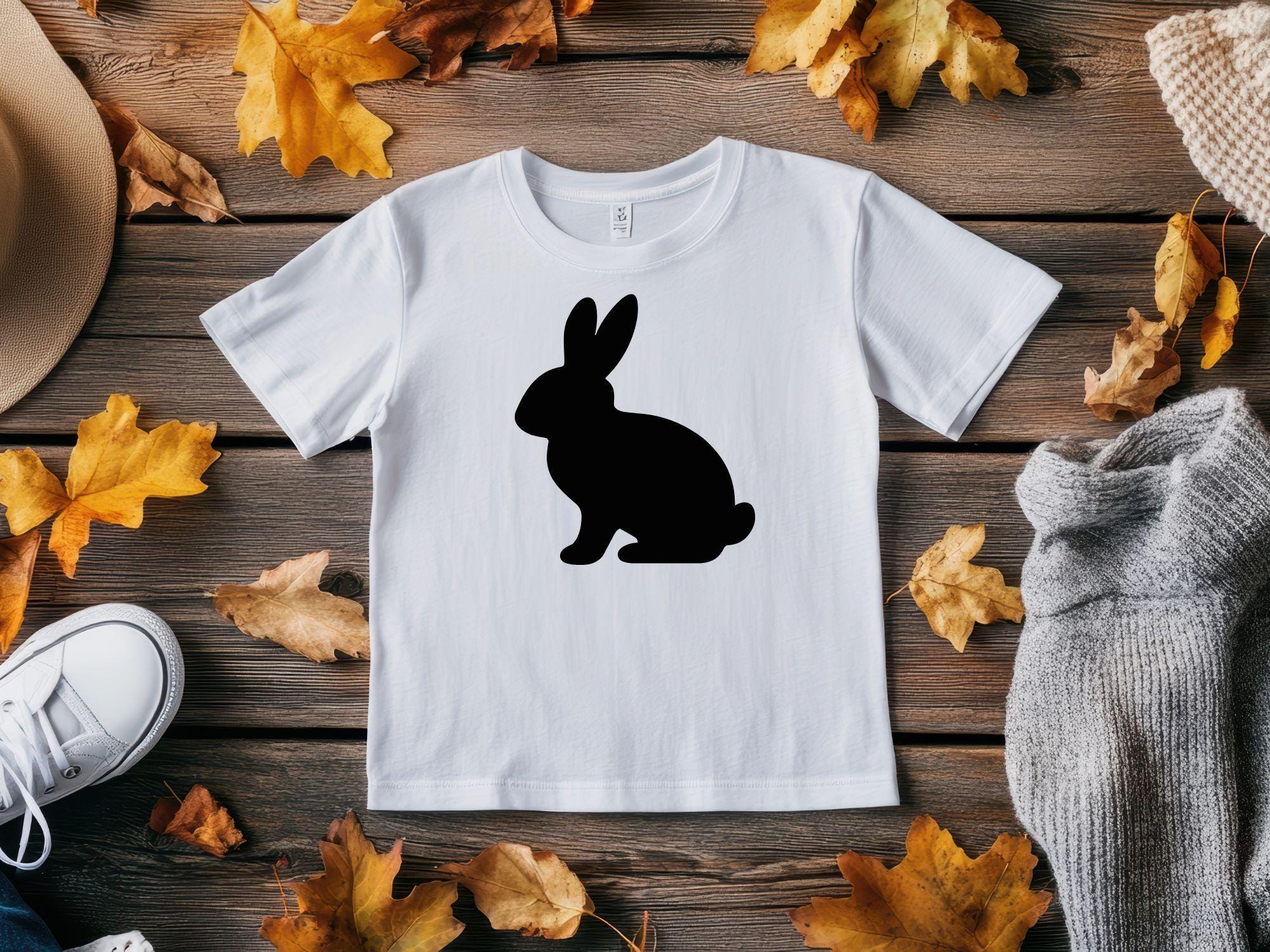 Easter Bunny Outline SVG Bundle, Rabbit Face Cut File (digital Download ...