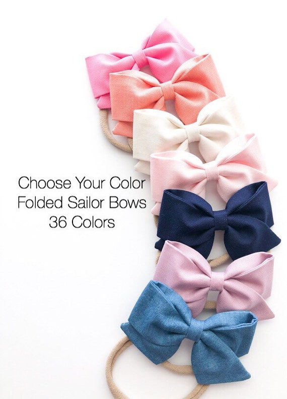baby bows etsy