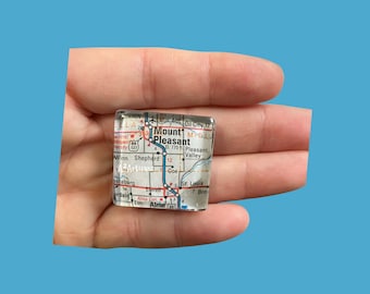 Mount Pleasant, Oil City, Winn, Shepherd, Pleasant Valley, St. Louis, Elwell, Alma College, Universidad Central de Michigan, Aeropuerto de Mount Pleasant
