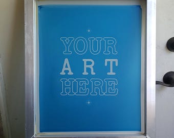 Pre-Exposed Ready to Print Custom 20x24 Screen