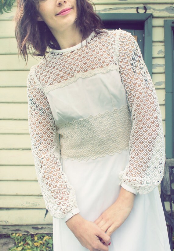 Vintage dress-white wedding