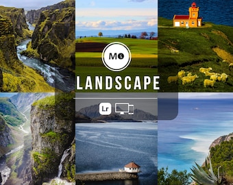 10 Landscape Lightroom Presets | Nature, Mountains & Outdoor Photo Filters | ( Mobile + Desktop )