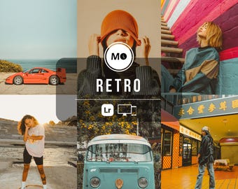 10 Retro Lightroom Presets | Vintage Film Tones for Classic & Nostalgic Photos (Mobile + Desktop)