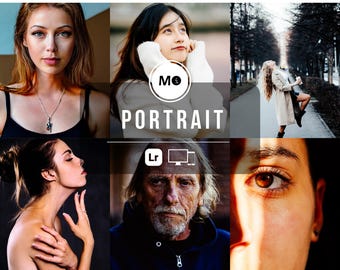 10 Portrait Lightroom Presets | Soft Skin Tones & Clean Portrait Filters | ( Mobile + Desktop )