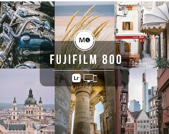 4 ajustes preestablecidos de Lightroom para Fujifilm 800 / Aspecto de película ISO alto / Granulado vintage y tonos para fotografía nocturna (móvil y escritorio)
