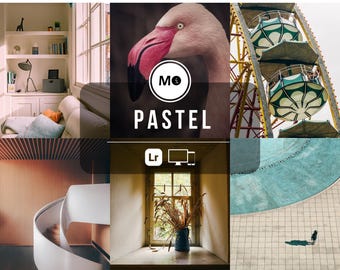 16 Pastel Lightroom Presets | Soft Light & Airy Pastel Filters ( Mobile + Desktop )