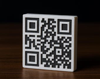 Aangepaste wafel van 40 mm (3D-geprinte QR-code)