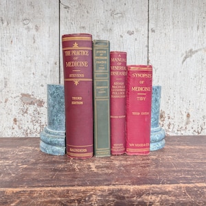 Vintage (1912-1931) Medical Textbook Bundle. Practice Of Medicine. A. A. Stevens. International System of Ophthalmic Practice. Walter Pyle