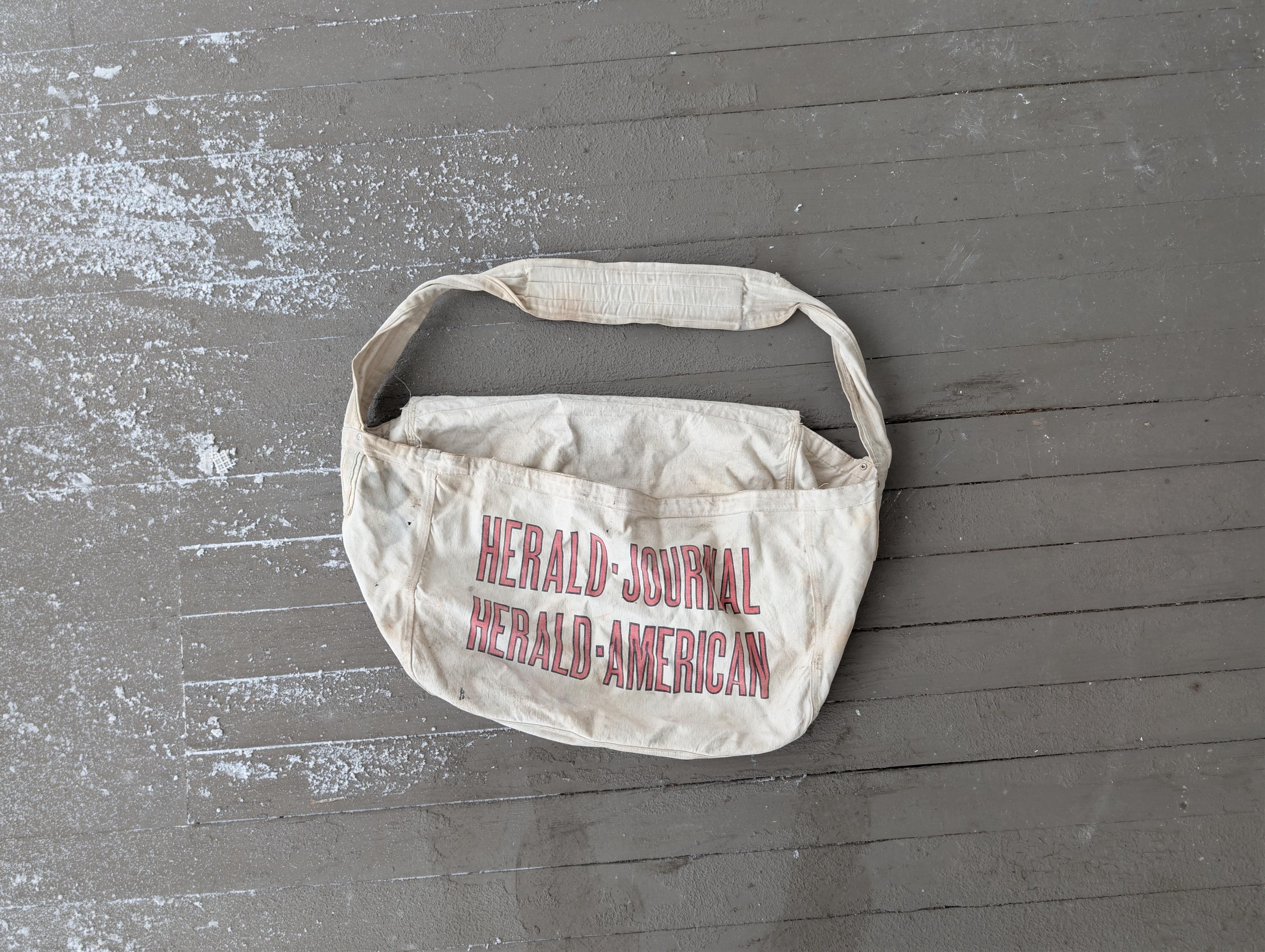 Vintage Newspaper Delivery Bag - Etsy