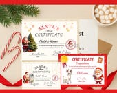 Santa's Nice List Certificate, Christmas Letter from Santa, North Pole Mail, Editable Template for Kids