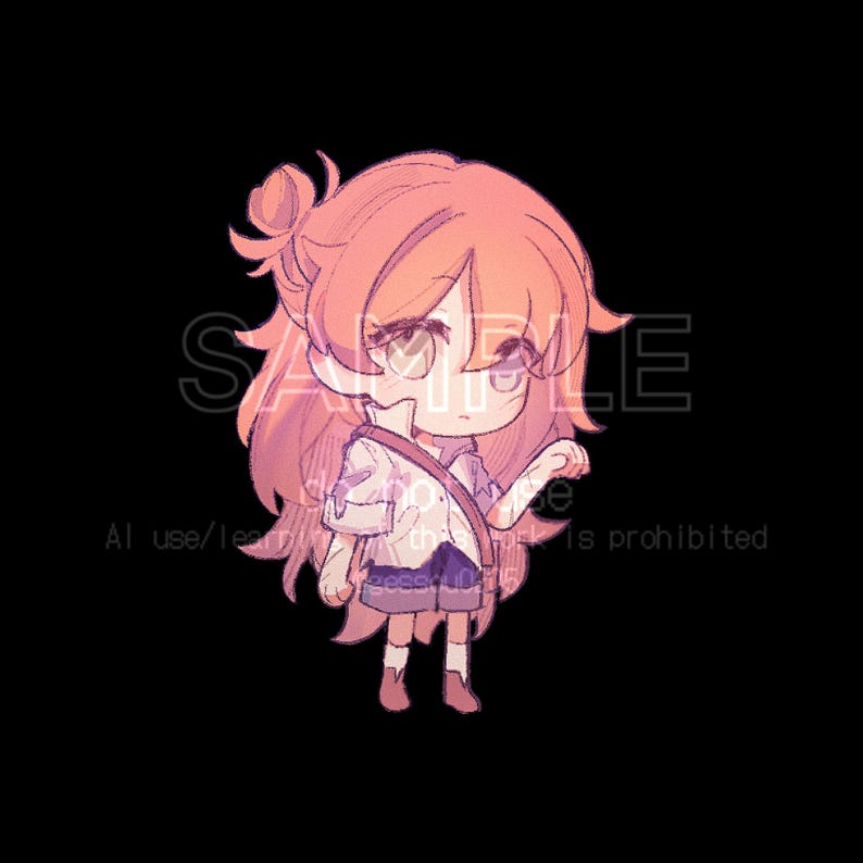 Custom Chibi Art Commission | Anime Style PFP (Digital) image 5