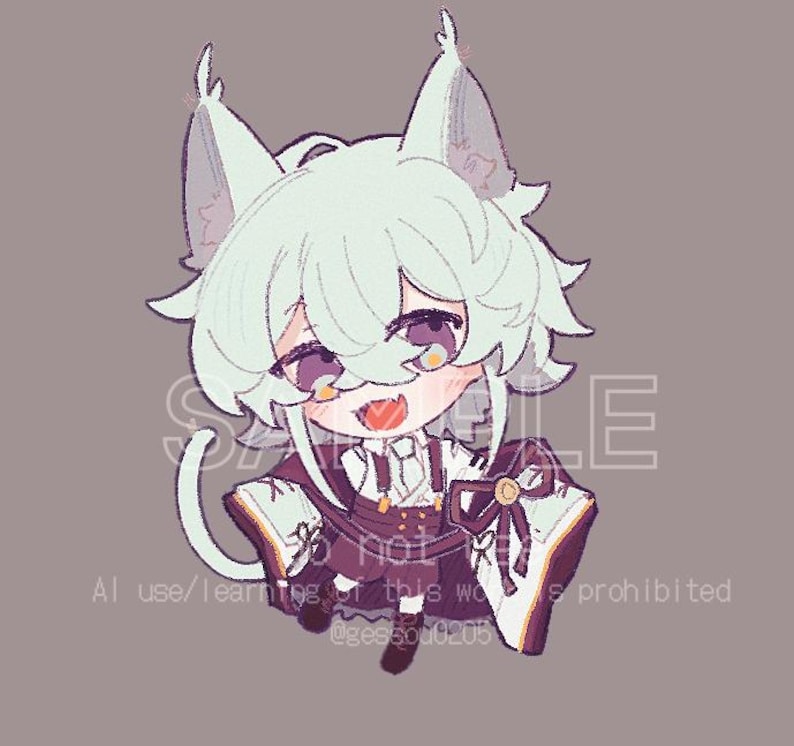 Custom Chibi Art Commission | Anime Style PFP (Digital) image 1