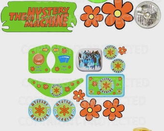 Little Tikes Cozy Coupe Car Decals - MYSTERY Spook Van MACHINE