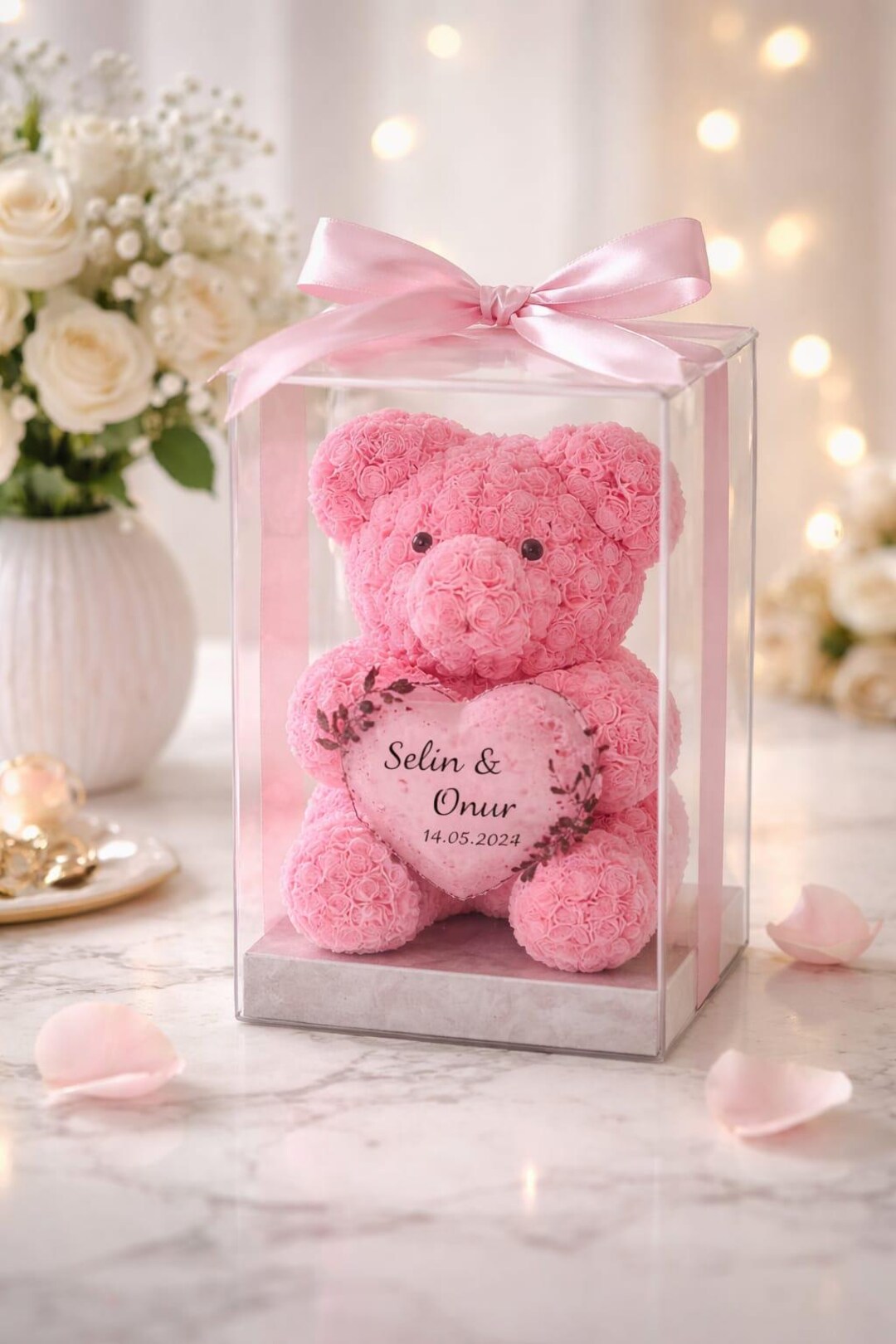 Personalized Teddy Bear Soy Candle – Gift Box Favor - Etsy