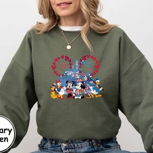Sudadera del Castillo de Disney del 250 Aniversario de Estados Unidos, Sudadera Retro de Disneyland por los 250 Años en EE. UU., Día de la Independencia, Camiseta del 4 de Julio, Camiseta Patriótica imagen 5