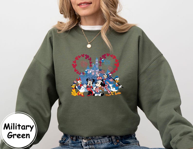 Sudadera del Castillo de Disney del 250 Aniversario de Estados Unidos, Sudadera Retro de Disneyland por los 250 Años en EE. UU., Día de la Independencia, Camiseta del 4 de Julio, Camiseta Patriótica imagen 5