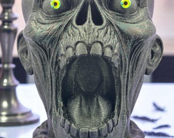 Zombie Skull Planter – Skrikande Skräck Suckulenthållare
