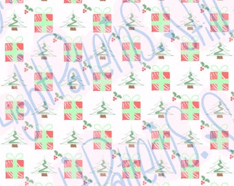 Christmas tree print (Wallpaper or Printable)