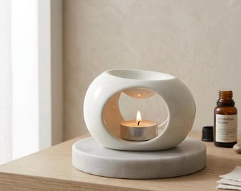 Decorative Ceramic Essential Oil Incense Burner | Art Object, Candle Warmer & Essential Oil Diffuser