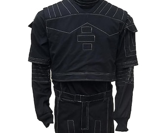 Geïnspireerd door Star Wars Custom Flight Suit Cosplay Bounty Hunter-outfit 3-delig pak voor Mandalorian-evenementen