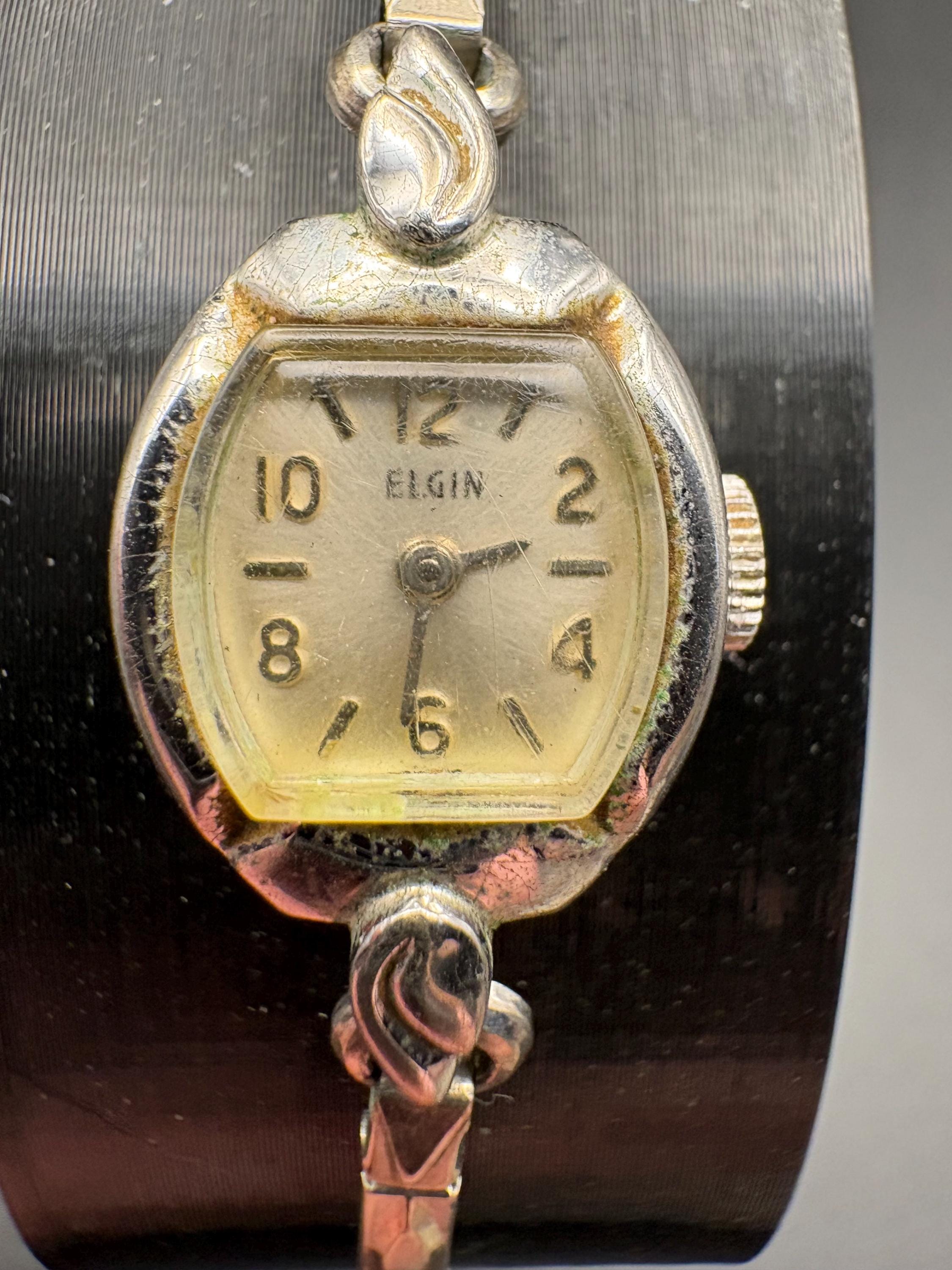 Elgin 10k Rgp Bezel Vintage Ladies Watch - Etsy