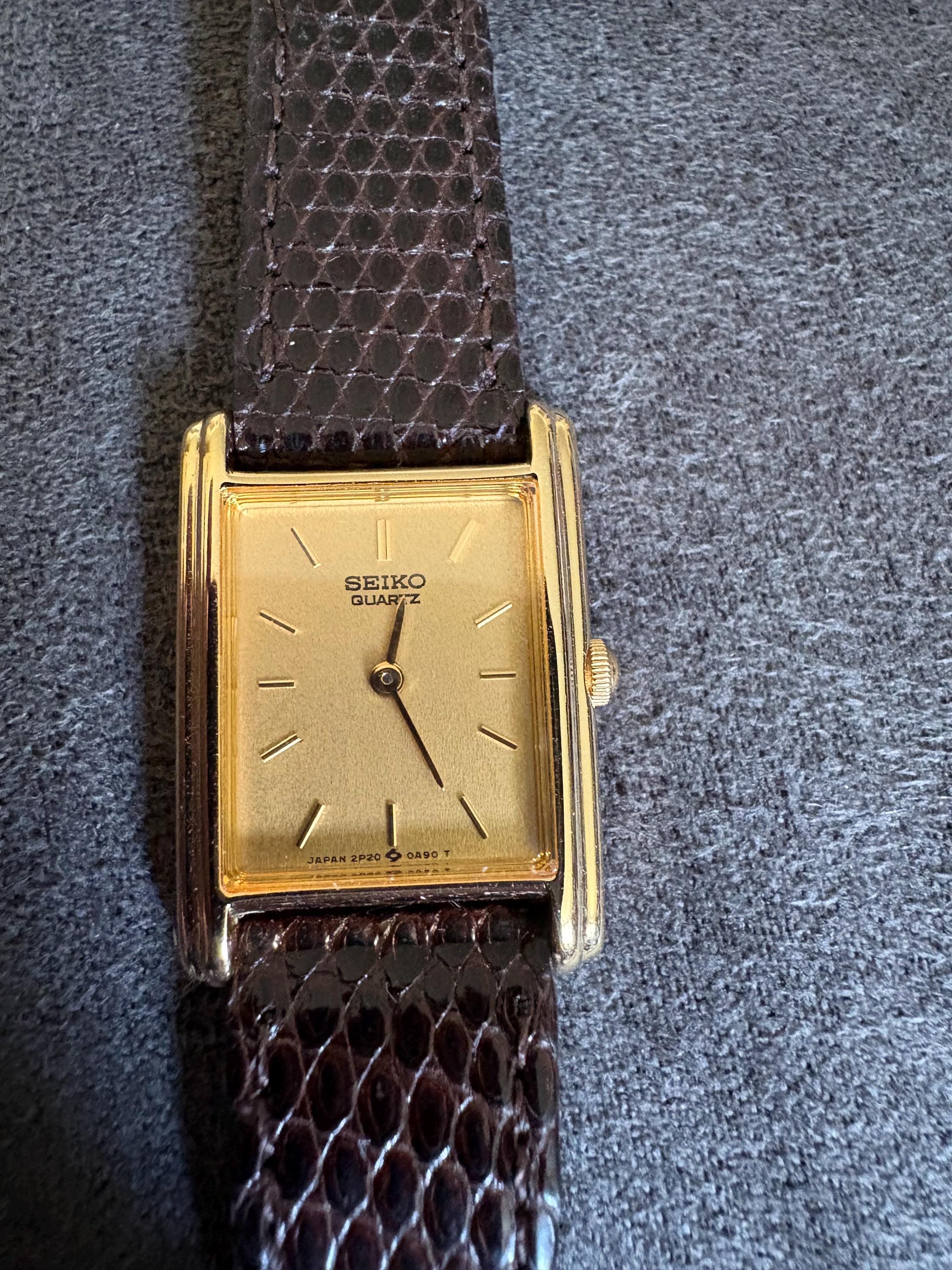 Seiko Tank Women Vintage - Etsy