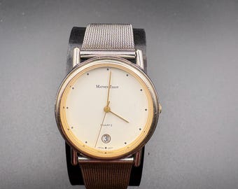 Vintage Beauvais by Mathey Tissot Gold Tone Quartz Watch  display picture 1
