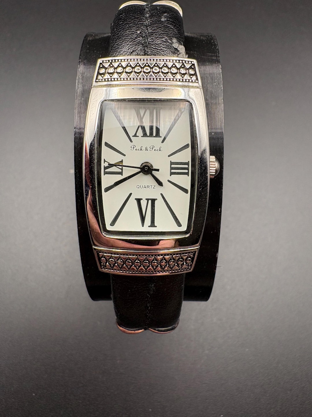Peck And Peck Womens Marcasite Faux Opal Bracelet Watch Quartz New Battery Peck and Peck Watch - Etsy main image 4