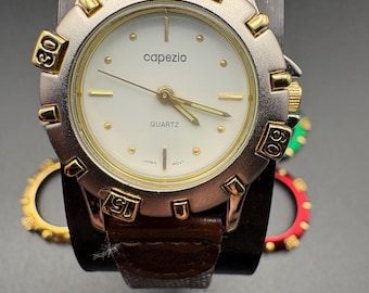 Capezio woman’s watch with changeable bezels
