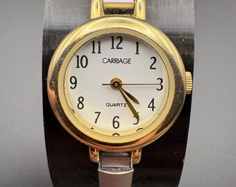 Vintage Carriage by Timex Silver Tone Watch New Battery  display picture 1