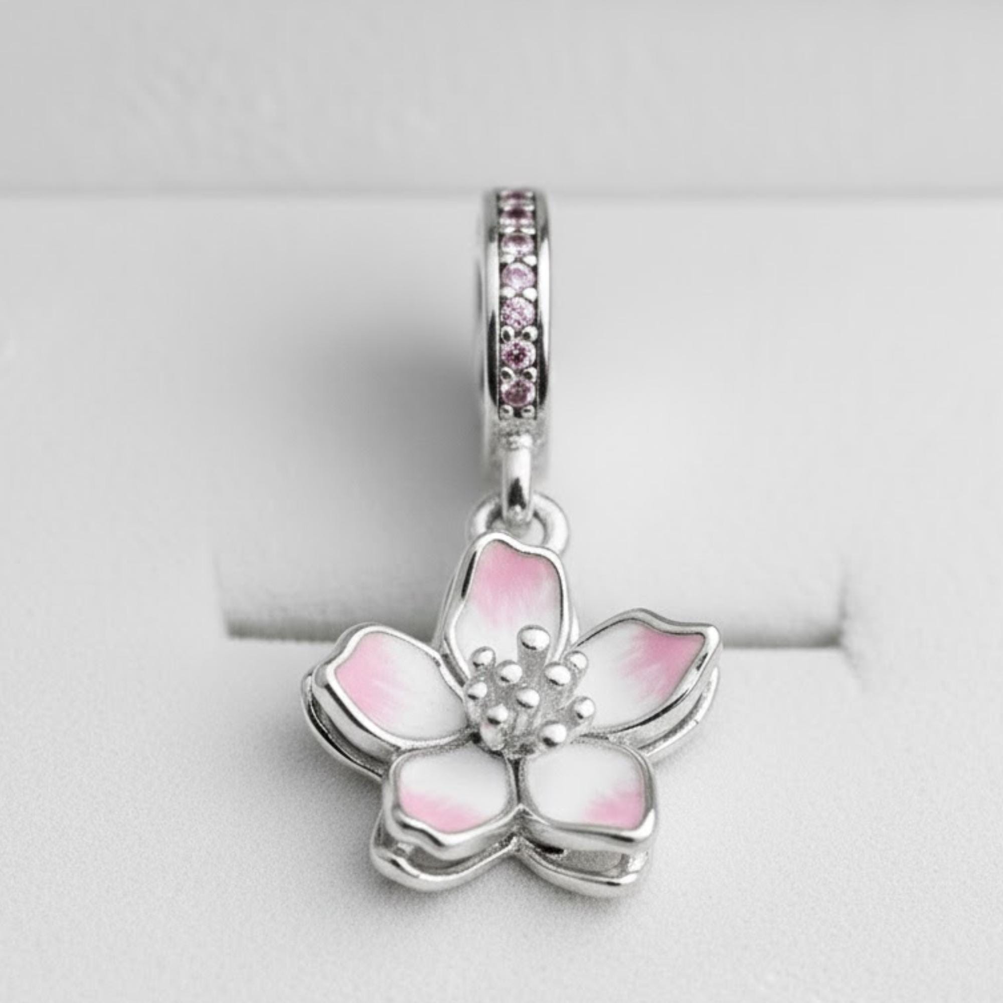 Pandora flower charm - Etsy 日本