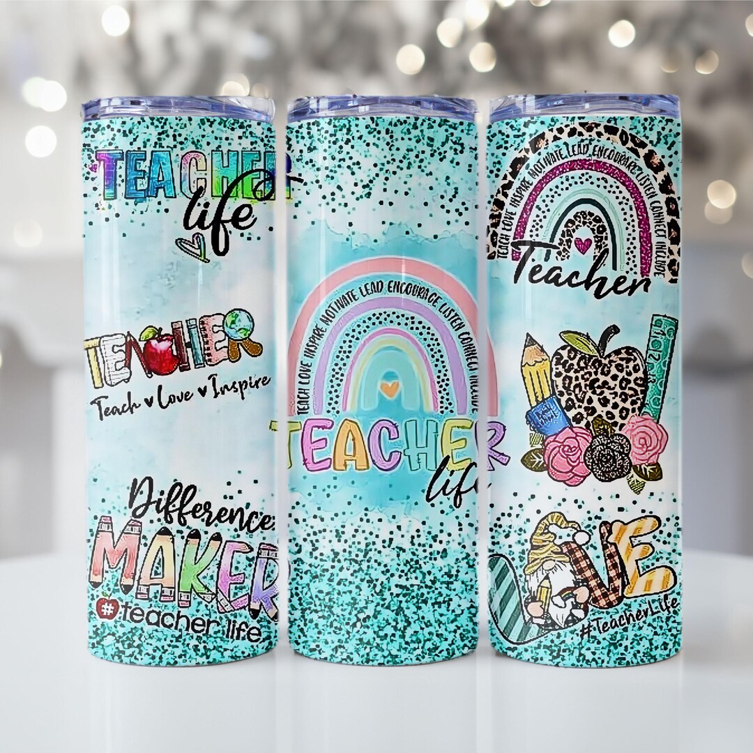 Personalized Teacher Tumbler, Teacher Appreciation Gift, End of School ...