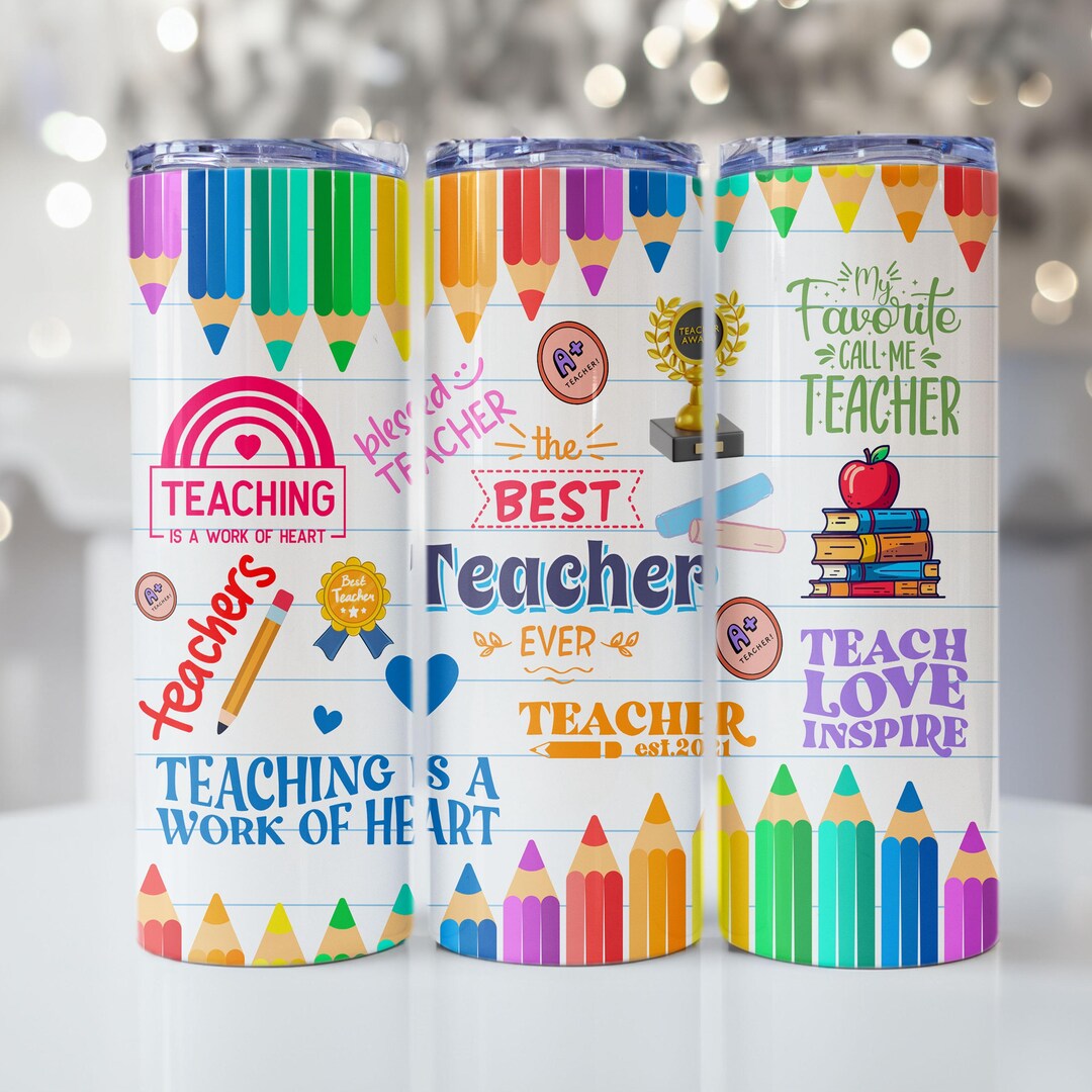 Personalized Teacher Tumbler, Teacher Appreciation Gift, End of School ...