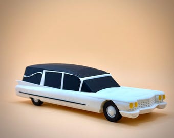 1960s Hearse Business Card Holder | Gothic Desk Decor, Funeral Director Gift