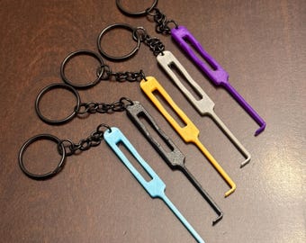 Now Flexible! Mortcian Aneurysm Hook Keychain for Embalmers - Etsy