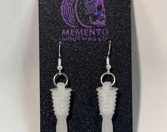 Mortician Earrings! AV Plug/Closure for Funeral Directors and Embalmers 3D printed