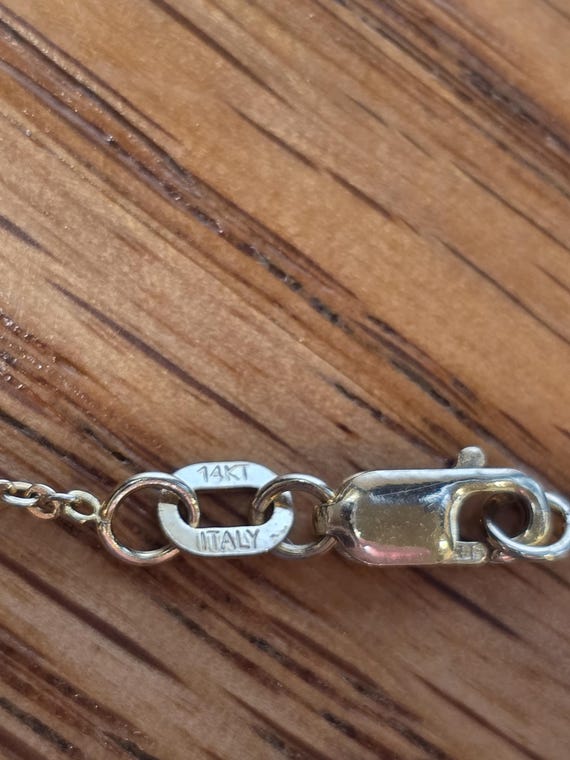 14k ruby pendant and stud earing set - image 10