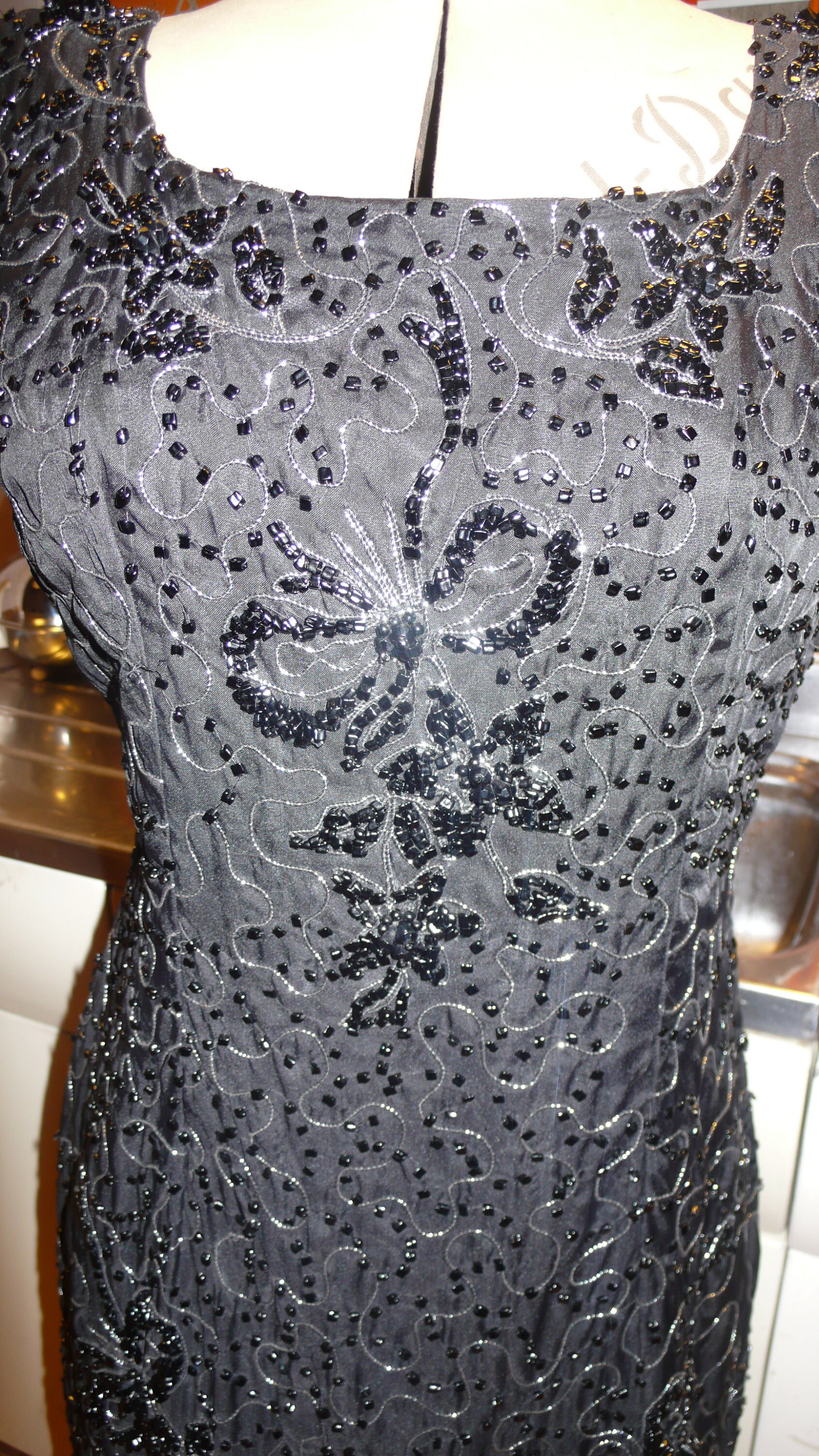 black shift cocktail dress