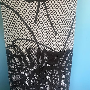 Antoni and Alison Digital Silk Print of Lace Dress UK 10